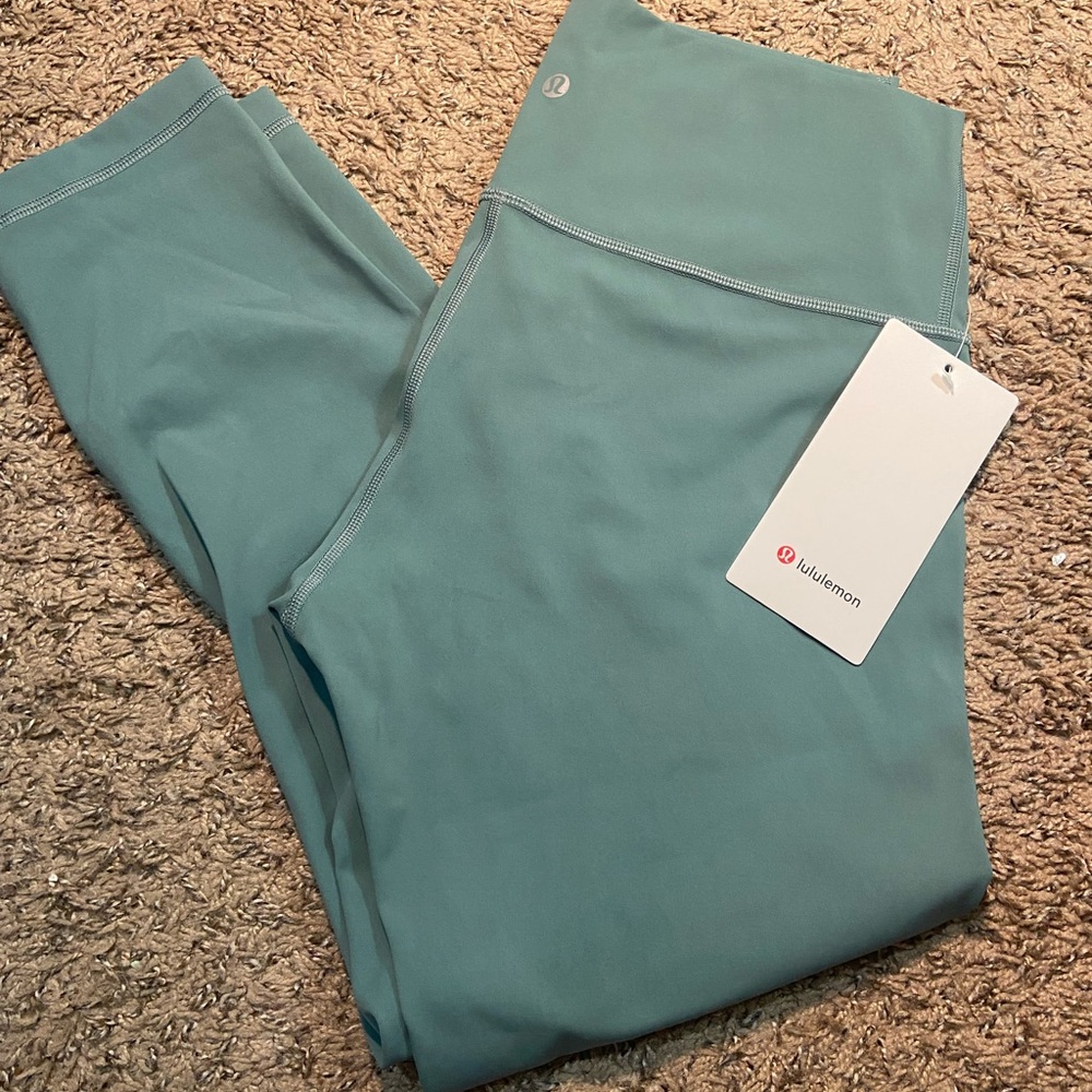 Lululemon Leggings Wunder Under 23” Tidewater Teal